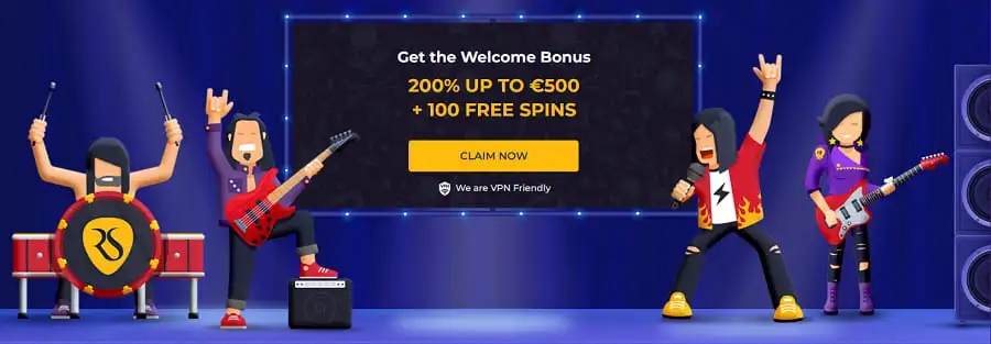 Приветсвенный бонус Rolling Slots казино